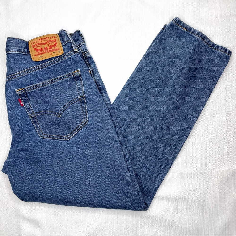 541 ATHLETIC FIT JEANS / Straight Leg / Mom Jeans / Relaxed / Size 30 / 30x30